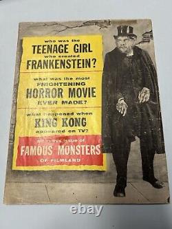 Famous MONSTERS of FILMLAND magazine. 1st Collectors Edition