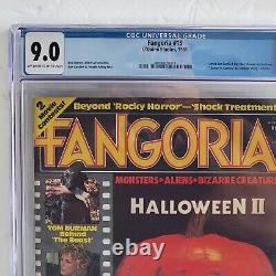 Fangoria 15 Cgc 9.0 Vintage Rare Oop