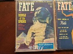 Fate Magazine Volume 4, Number 1-7 (Missing 8) Lot Original 1951