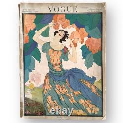February 1921 Vogue Magazine Helen Dryden, Chanel, Entire Magazine Vintage READ
