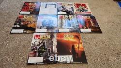 Firefighter books and magazines lot Fire Engineering, FDNY, FIRE RESCUE