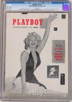 First Edition/Issue Playboy Magazine (1953), FN to VF condition, CGC grade 7.0