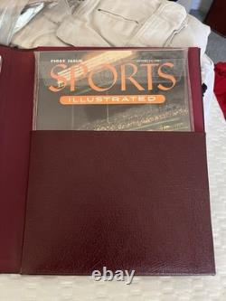 First Edition Sports Illustrated With Leather Bound Binder Plus Much More