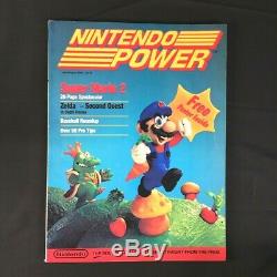 First Issue NINTENDO POWER Vol. 1 July/August 1988 Super Mario 2 Zelda Map Poster