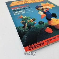 First Issue NINTENDO POWER Vol. 1 July/August 1988 Super Mario 2 Zelda Map Poster