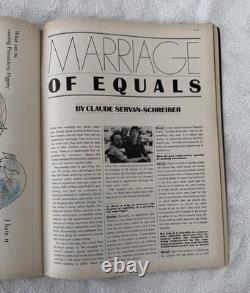 First Issue of MS Magazine Issued July 1972 Wonder Woman For President Cover