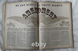 First Issue of MS Magazine Issued July 1972 Wonder Woman For President Cover