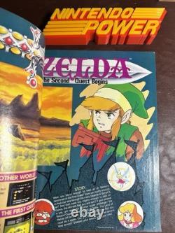 First Nintendo Power Magazine Premier Issue 1 Super Mario 2 Zelda w POSTER! 1988
