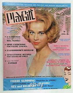First issue 1965 PLAYGIRL Magazine V1 #1 Jane Fonda cover HIGH GRADE