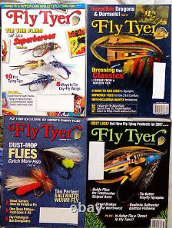 Fly Fisherman & Tyer Magazine Lot 20x Freshwater Fishing Tying Flies River Trout