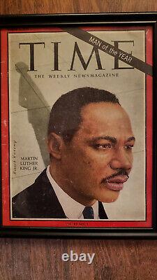 Framed TIME Magazine JANUARY 3, 1964 MAN OF THE YEAR Martin Luther King Jr #1