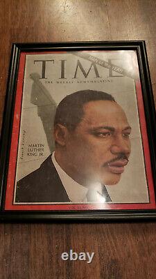 Framed TIME Magazine JANUARY 3, 1964 MAN OF THE YEAR Martin Luther King Jr #1