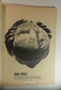 Frank Herbert Dune World Analog Science Fiction 3 Part Serial 1963 1964 First Ed