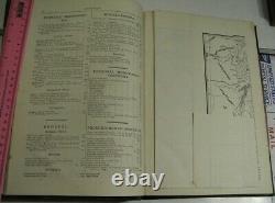 GEOGRAPHICAL MAGAZINE 1874/RARE 1st Edition/101 FOLDOUT WORLD MAPS/FINE LEATHER