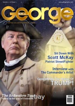 GEORGE MAGAZINE Gold Edition PRESIDENT TRUMP PAUL REVERE JFK JR OCT. 2022 NEW