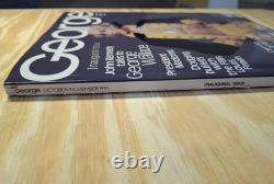 GEORGE Magazine INAUGURAL Issue #1 Oct/Nov 1995 JFK Jr, CINDY CRAWFORD Cover