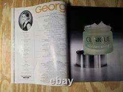 GEORGE Magazine INAUGURAL Issue #1 Oct/Nov 1995 JFK Jr, CINDY CRAWFORD Cover