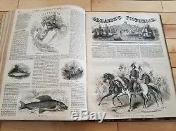 GLEASON'S PICTORIAL DRAWING ROOM COMPANION MAGAZINE 1853 Illustrated