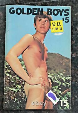 GOLDEN BOYS #15 Calafran-Artistic 1968 Gay Magazine Nude Male Beefcake RARE