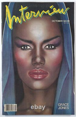 GRACE JONES Andre Leon Talley MAPPLETHORPE Keith Haring INTERVIEW magazine 1984