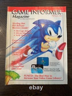 Game Informer Magazine Issue #1 (RARE) + Issue #2, #3, #4, #5 (in wrapper) & #6
