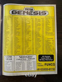Game Informer Magazine Issue #1 (RARE) + Issue #2, #3, #4, #5 (in wrapper) & #6