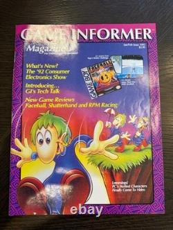 Game Informer Magazine Issue #1 (RARE) + Issue #2, #3, #4, #5 (in wrapper) & #6