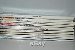 George Magazine 1995 Inaugural 1997, 98, 99 A Tribute + 2000 & 01 Lot of 34