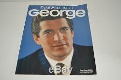 George Magazine 1995 Inaugural Issue & John Kennedy Farewell Issue -99 Set of 2