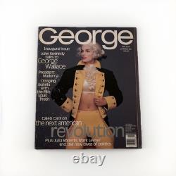 George Magazine 1st Issue Cindy Crawford JFK Jr. Kennedy Inaugural October 1995
