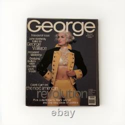George Magazine 1st Issue Cindy Crawford JFK Jr. Kennedy Inaugural October 1995