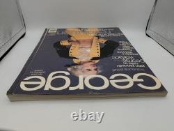 George Magazine Inaugural Issue Cindy Crawford Cover Oct/Nov 1995 JFK Jr 90s Ad