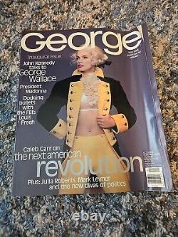 George Magazine Inaugural Issue October November 1995 Cindy Crawford JFK Jr