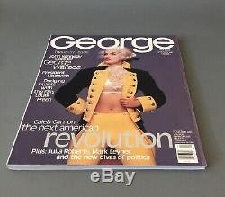 George Magazine, Inaugural/Premier Issue, Cindy Crawford Cover, Madonna Inside