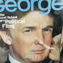 George Magazine JFK Kennedy Jr February 1997 Trump Gates 1995-2001 57 issue Lot