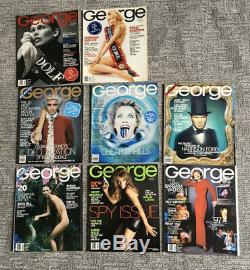 George Magazine Lot (40 Magazines, 1 Duplicate) Years 1995-2000