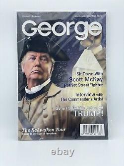 George Magazine President Trump Paul Revere Jfk Jr Oct. 2022 Premier Issue #1