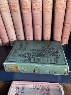 George Newnes STRAND MAGAZINE ILLUSTRATED MONTHLY 12 VOLUMES 1st ed 1891-1896