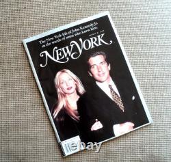 George's John JFK Kennedy Jr & Carolyn Bessette NEW YORK Magazine 1999 & Playing