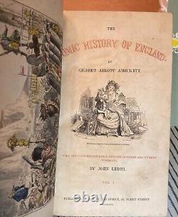 Goodall Binding The Comic History of England Vol 1&2 / A'Beckett/ Leech 1847