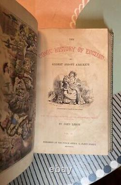 Goodall Binding The Comic History of England Vol 1&2 / A'Beckett/ Leech 1847