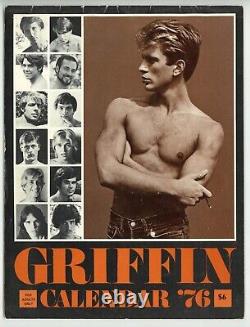 Griffin International Studio 1976 Gay Male Physique Calendar Beefcake 21374