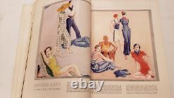 HARPER'S BAZAAR Magazine January 1932 Benigni Art Deco Fashion 1930s