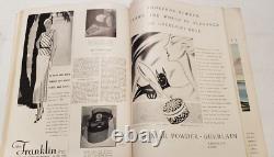 HARPER'S BAZAAR Magazine January 1932 Benigni Art Deco Fashion 1930s