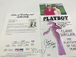 HUGH HEFNER Signed December MARILYN MONROE Playboy Gifted to 2011 POY (PSA)