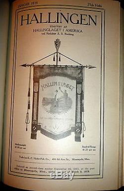 Hallingen, Norwegian American Magazine Bd Vol. 1917-1920, World War I Hallingdal
