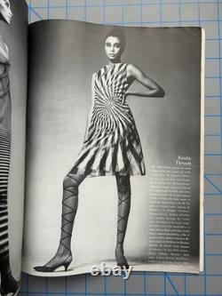 Harper's Bazaar April 1965 Jean Shrimpton Donyale Luna Richard Avedon Op Art