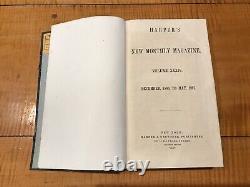 Harpers New Monthly Magazine Vol. 34 Mark Twain First Appearance 1867 Antique