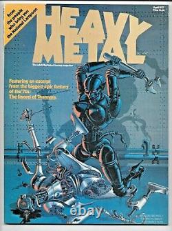 Heavy Metal Magazine #1 April 1977 Sword of Shannara Arzach Moebius Corben VF/NM