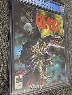 Heavy Metal Magazine 17? CGC 9.4? WHITE PAGES? NM Beauty? Rare In Grade